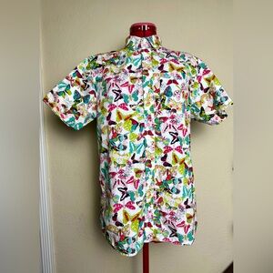Empyre Butterfly Collard Button Down Shirt